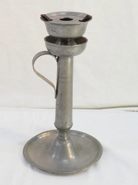 Trois belles anciennes lampes à huile françaises lampe