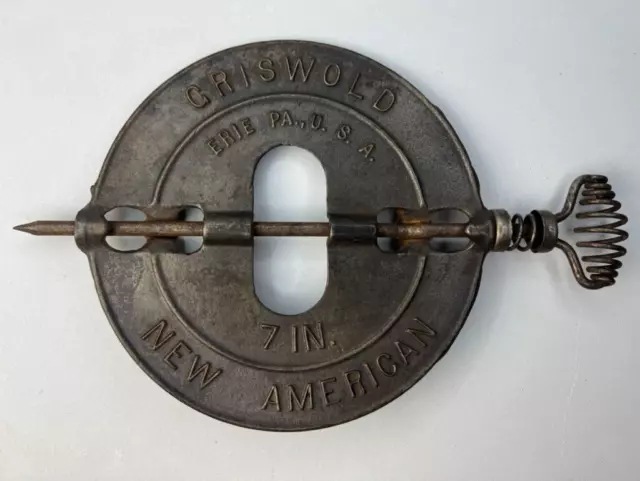 ATQ 7 ERIE PENN.GRISWOLD AMERICAN CAST IRON STOVE PIPE DAMPER