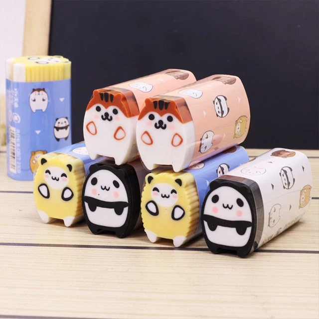 3Pcs Cute Pencil Erasers Cartoon Cute Erasers Animal Erasers  Students