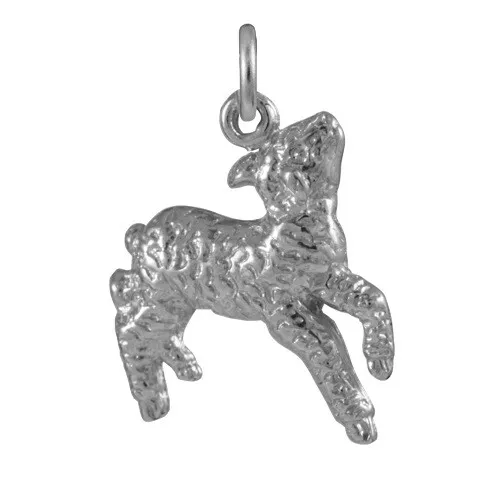 Sterling Silver Lamb Charm