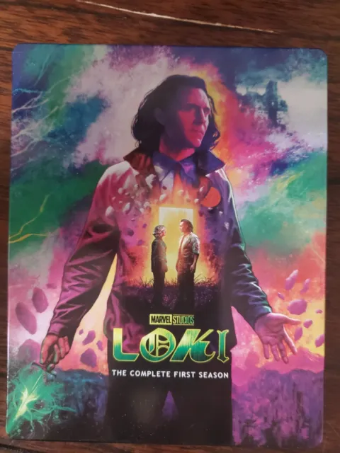 Loki Season One Steelbook (Blu-ray) + Disney Movie Club LE Lithograph