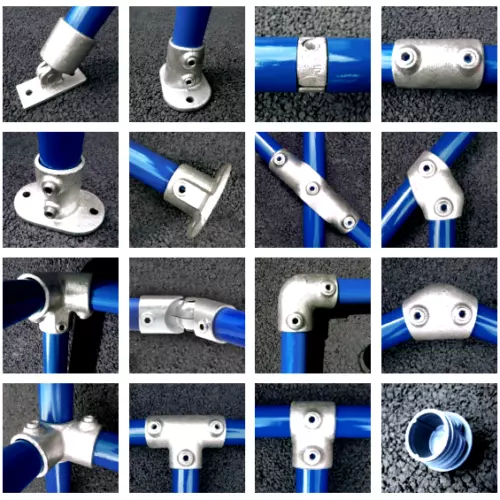 Key Clamp Handrail System - Connectors Pipe Tube Fittings Railings Steel Tube