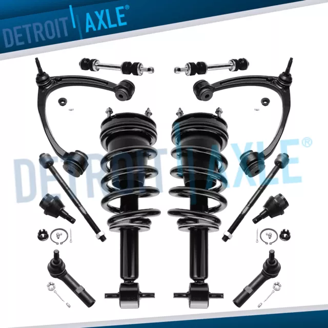 12pc Front Struts Control Arms Ball Joint for Chevy Tahoe Silverado Sierra 1500