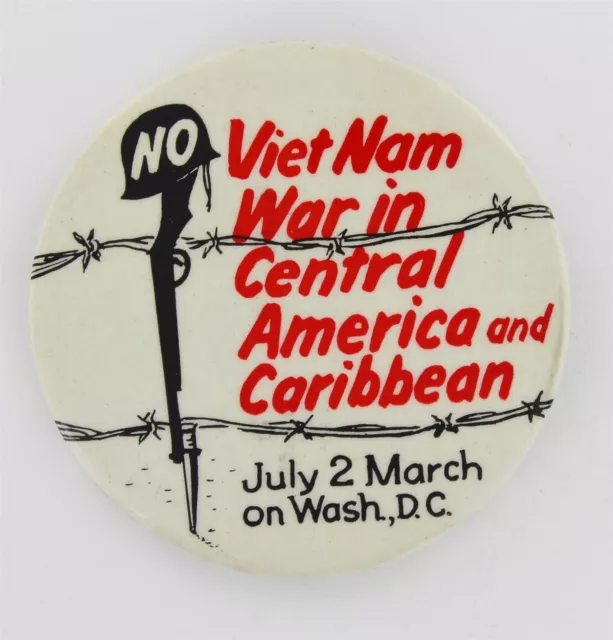 Vietnam War Central America 1981 SDS Socialist Worker Protest Peace P1100A