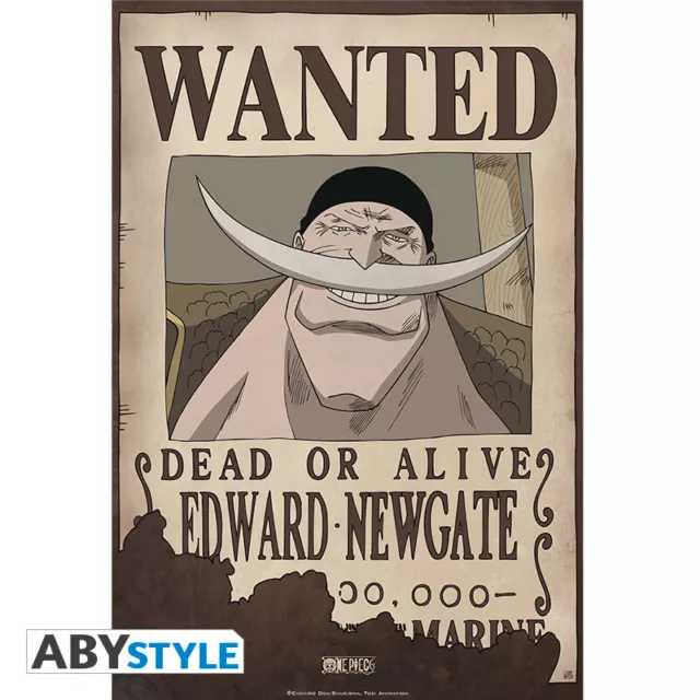 One Piece - Poster "Ricercato Edward Newgate" 52 x 35 cm AbyStyle