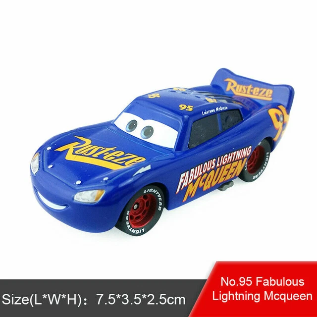DISNEY PIXAR CARS 3 No.95 Fabulous Lightning McQueen Diecast Metal Toy ...