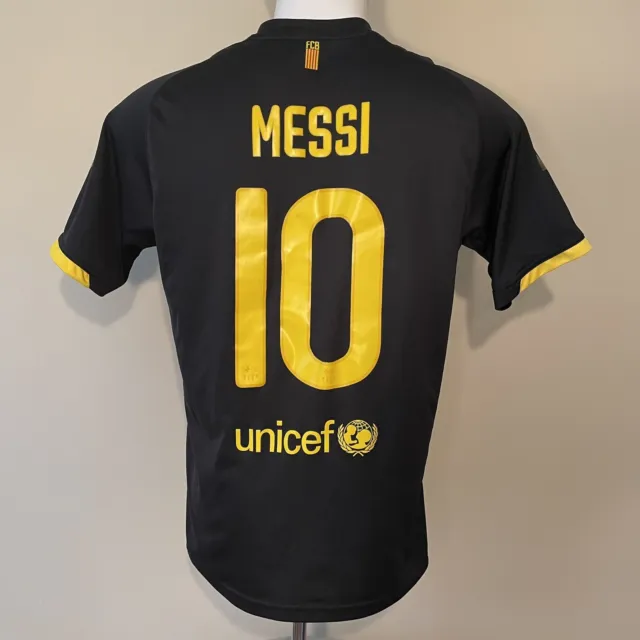 Fc Barcelona 2011/2012 Lionel Messi #10 Football Soccer Shirt Jersey Size Large