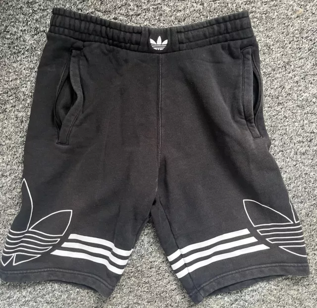 Adidas original jersey shorts hotsell trefoil logo black du8135
