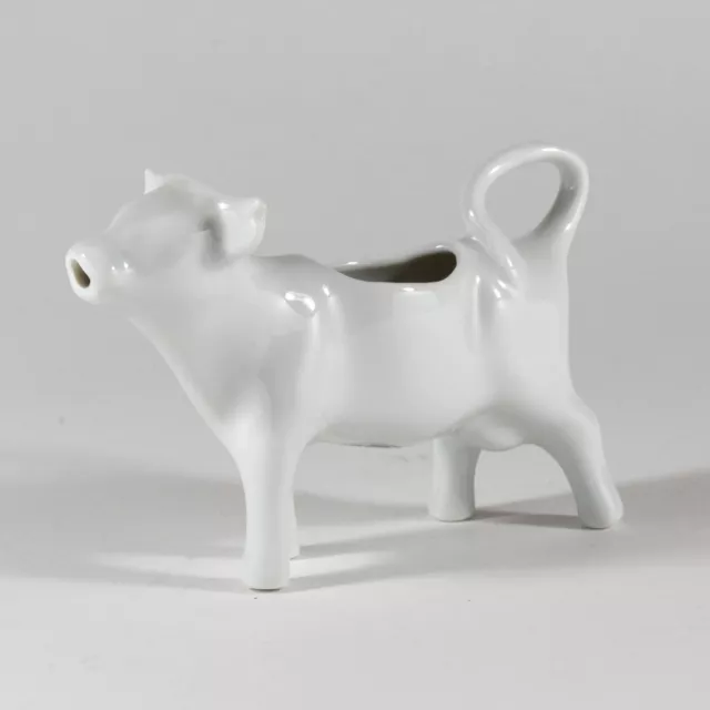 Apilco White Porcelain Cow Creamer