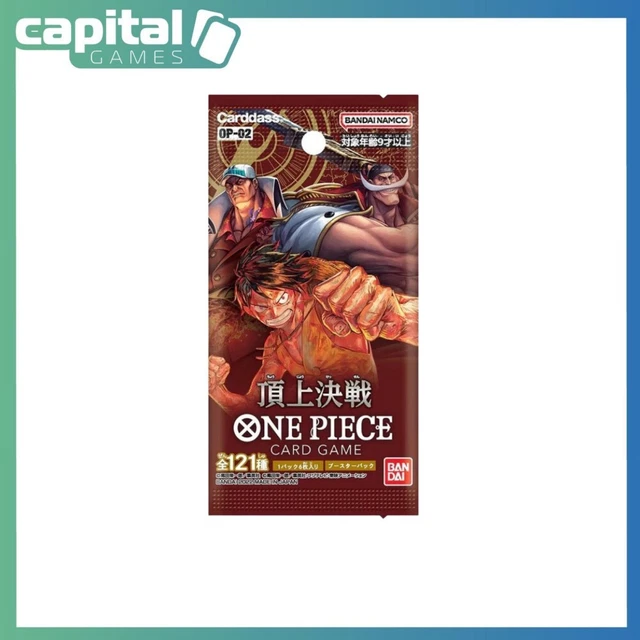 ONE PIECE CARD Game Paramount War OP02 Booster Box In Hand New Sealed