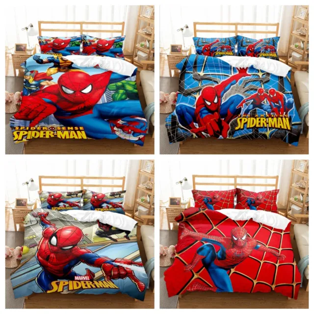 Completo Lenzuola Spiderman Originale Marvel Supereroi Letto singolo 1  piazza - Soho Milano