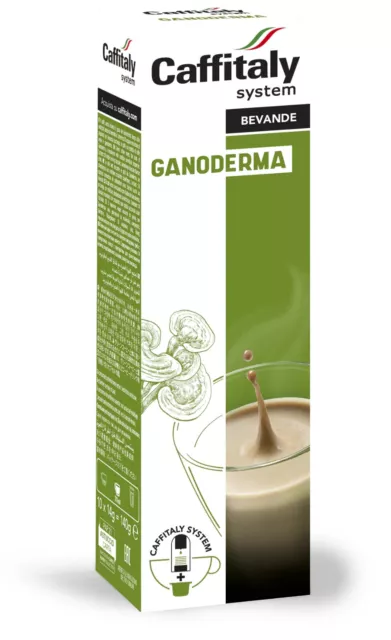 100 Capsule Caffitaly System E Caffè Verde e Ganoderma