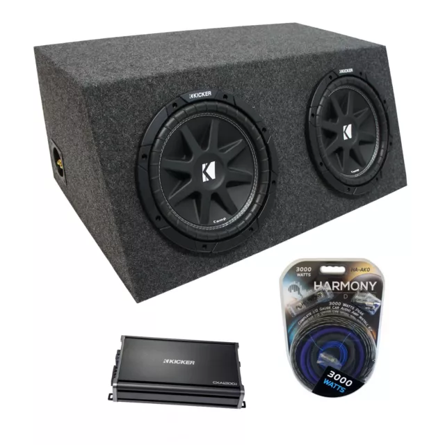 Universal Car Stereo Hatchback Sealed Dual 15 Kicker Comp C15 Sub Box CX1200.1