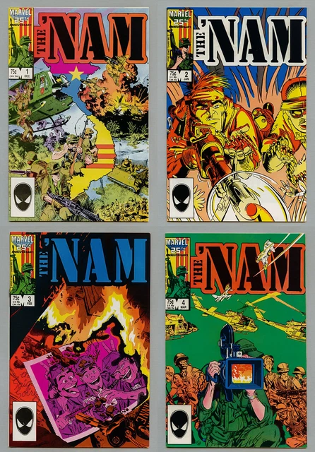 The Nam Lot 33 Comics Unbroken Run #1 Through #28 & #52 #53 #67 #68 #69 Nm- 9.2