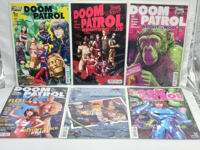 The Doom Patrol Weight of the Worlds 1,2,3,4,5 & 6 Comic Book Lot of 6 (2019,DC)