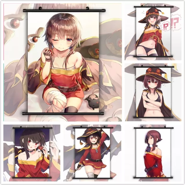 KonoSuba Megumin Anime Manga Wall Poster Scroll