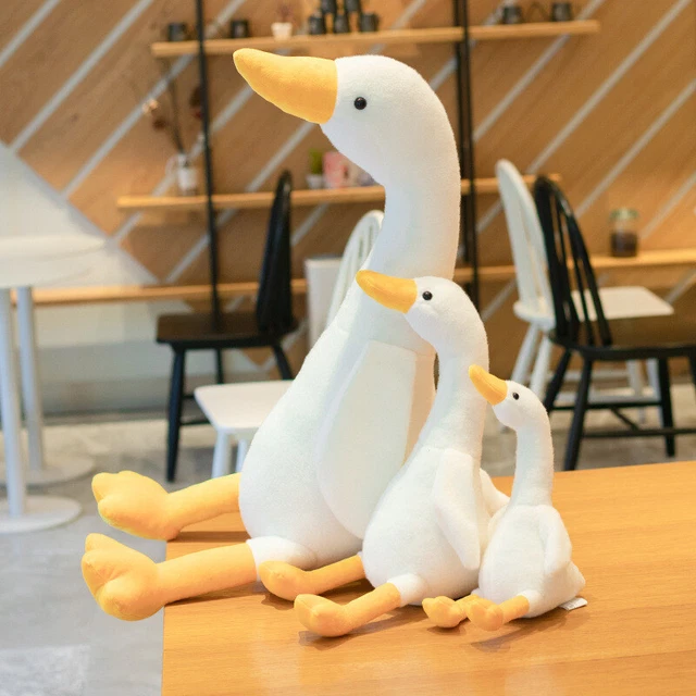 Cute Plush White Duck Animal Stuffed Toys Baby Kids Pillow Upholstery Girl Gifts