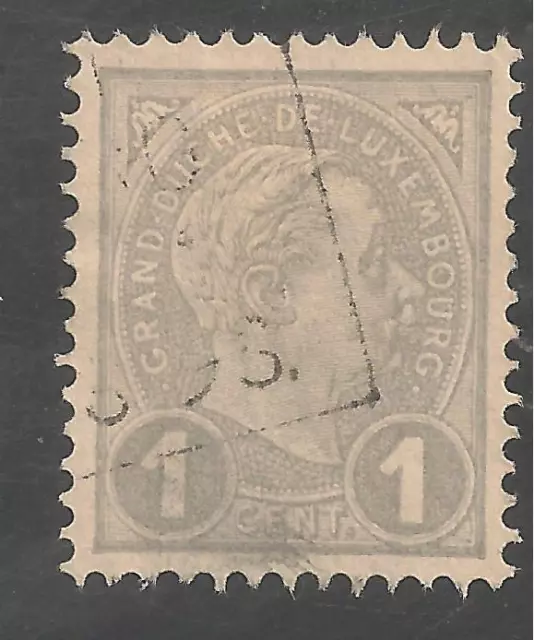 Luxembourg #70 (A8) VF USED - 1895 1c Grand Duke Adolphe