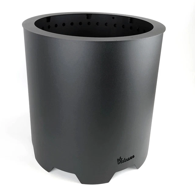 Feuerstelle BBQ rauchfrei tragbarer Herd modern Brennholz Holzkamin schwarz