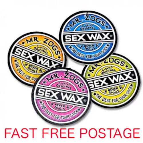 Mr Zogs Sex Wax Air Freshener. 4 Scents Available.