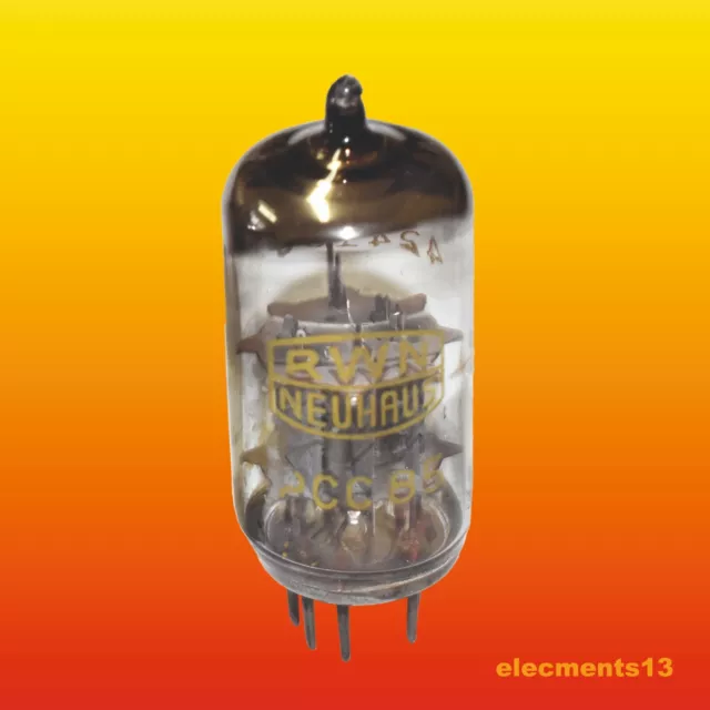 Pcc85 Rwn Neuhaus Double Triode Vhf Vacuum Tube Used =9Aq8 ~9T26 ~Ucc85