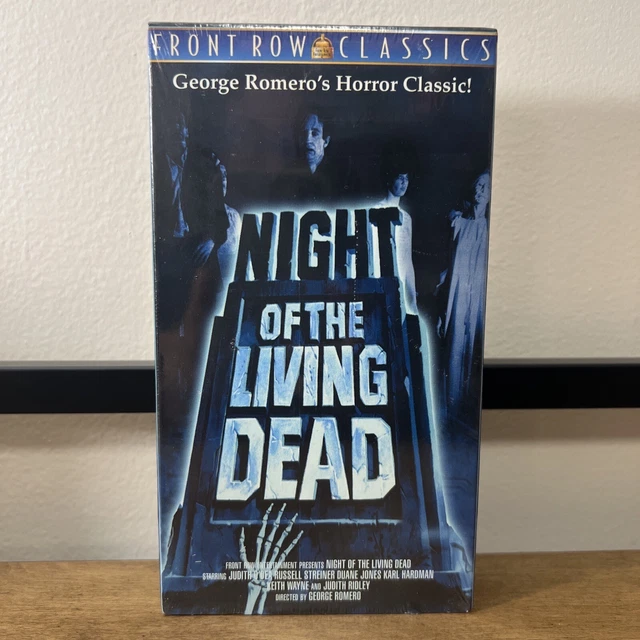 George A Romer NIGHT OF THE Living Dead - George Romero - VHS RARE HORROR 1968 (1990 ...