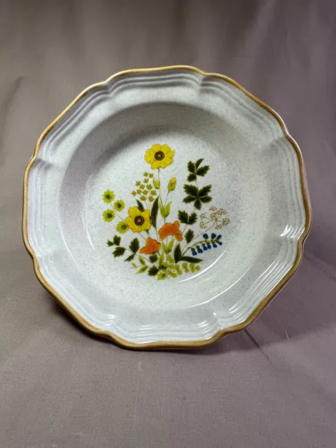 Vintage Mikasa Fresh Floral Garden Club Soup/Cereal Bowl 8 1/2" EC 404