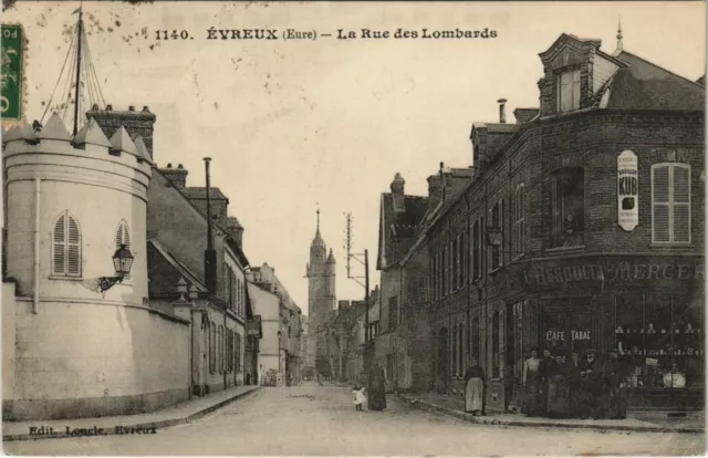 CPA ÉVREUX - La Rue des Lombards (129106)