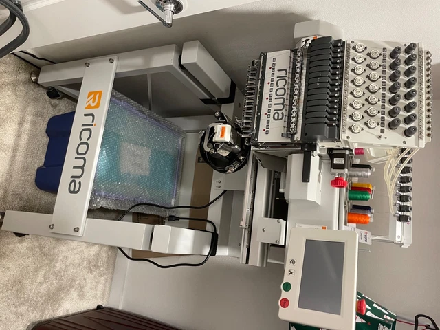 Ricoma MT1501 Single Head Embroidery Machine - 15 needle