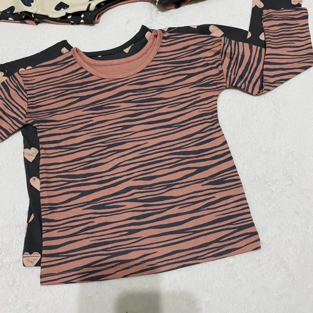 George 6-9 Months Baby Girls 5 Pack Long Sleeve T-shirts BNWT 5