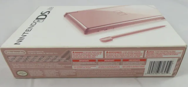Boxed Nintendo DS Lite - Metallic Rose (USG-S-ZPB)