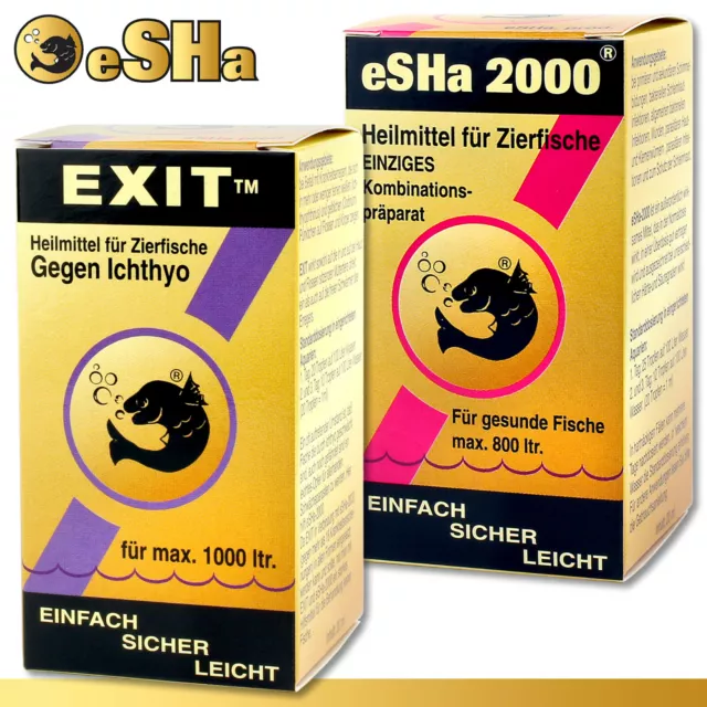 ESHA 3 X 20 ML Hexamita Contre Lochkrankheit Deux Disque Et Chiliden EUR  31,66 - PicClick FR