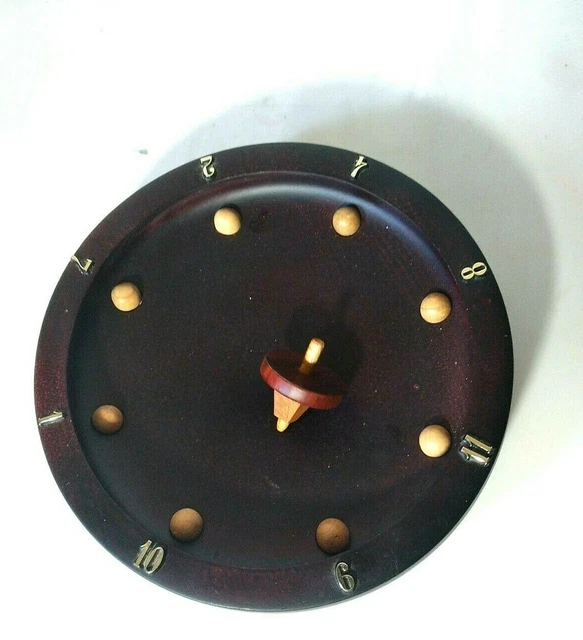 Whirl It Spinning Top Wood marble Luck Game Random number selector Homemade