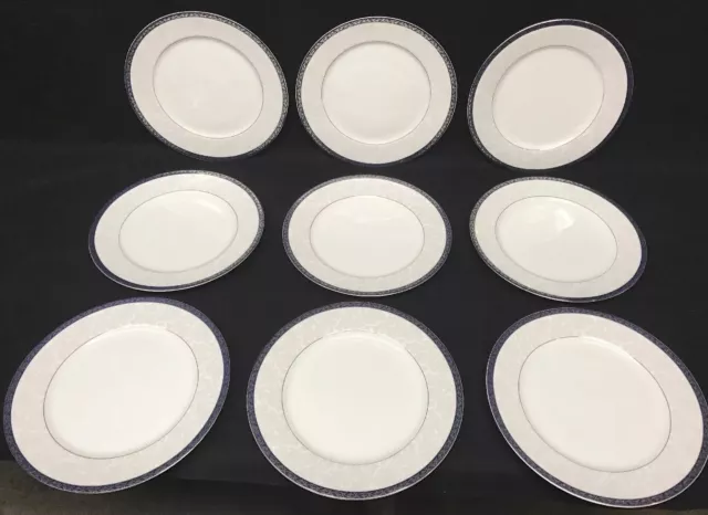 Syracuse China Scarborough Dinner Plates Set Of 9 New