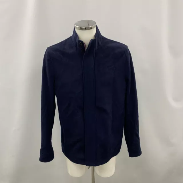 Ted Baker New Navy Zipped Jacket Size 4 L 40 Menswear RMF50-ER