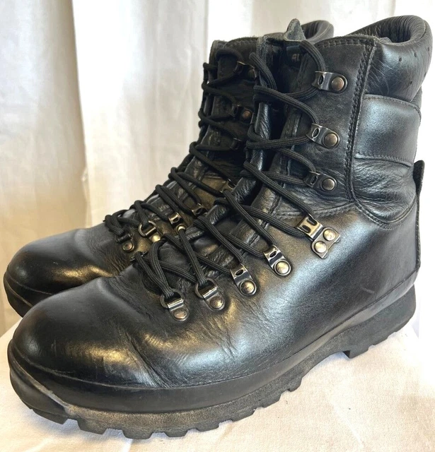 BRITISH ARMY SURPLUS ALTBERG Black Defenders Combat Boots Leather EUR
