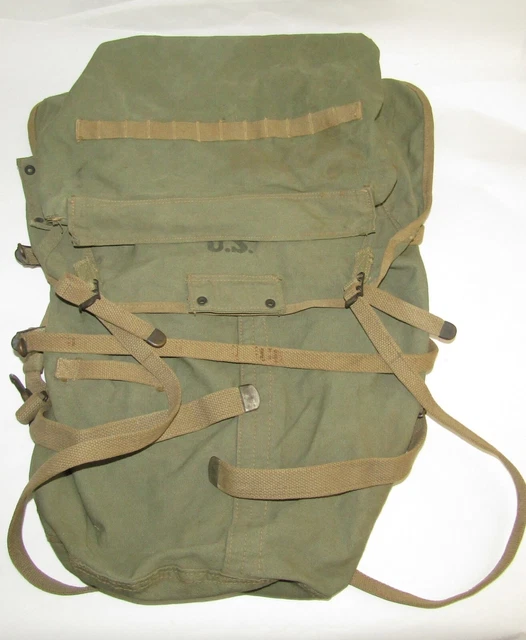 SCARCE WW2 PERIOD U.S. Army/USMC Jungle Pack1942 Dated Named To