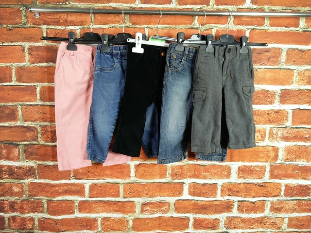 Baby Girls Bundle Age 12-18 Months Mamas & Papas Next Etc Trousers Jeans 86Cm