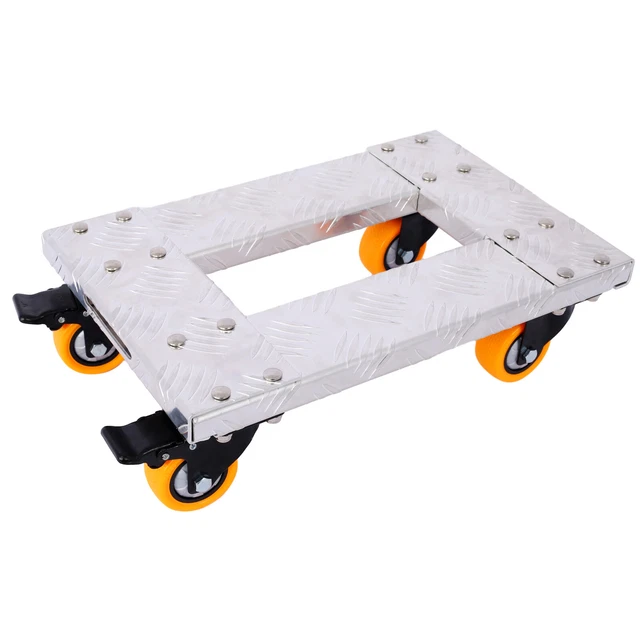 18''x12'' Movers Dolly Heavy Duty Furniture Dolly Trolley Cart w/3'' TPU Caster