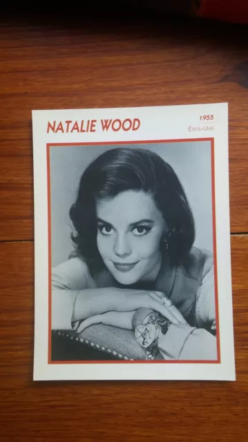 NATALIE WOOD fiche cinéma carte lobby card actor movie 1992