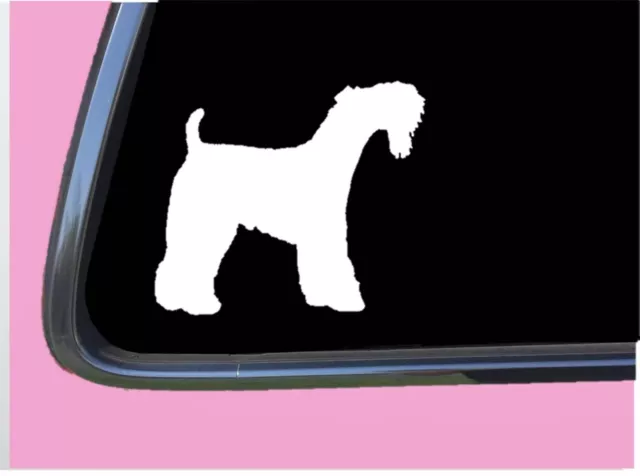 Kerry Blue Terrier TP 553 vinyl 6" Decal Sticker dog breed