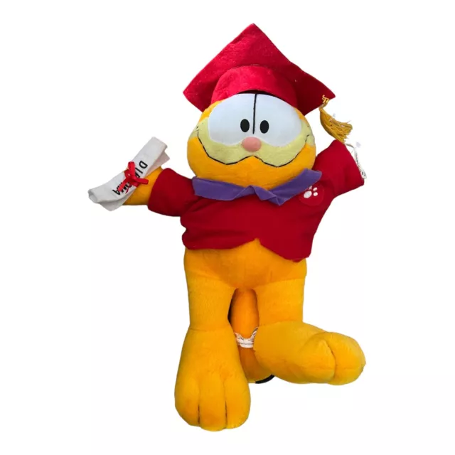 garfield odie Play By Play 2006 Garfield Graduation Cuddly Toy Plush