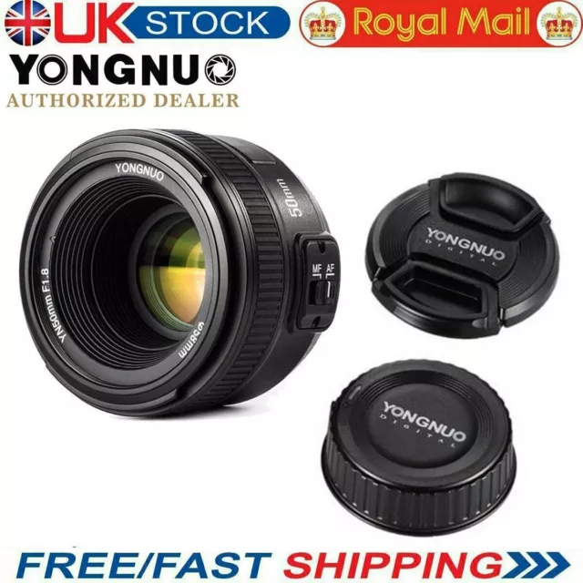 YONGNUO YN50mm F1.8 Large Aperture AF Auto Focus Lens for Nikon D7100 D810 D700