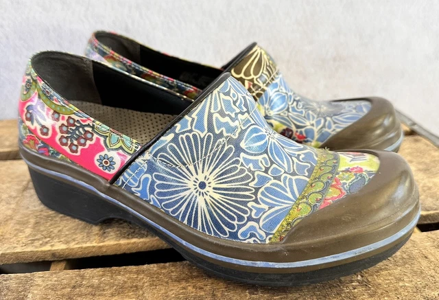 DANSKO CLOGS VEGAN Volley Canvas Floral Patchwork Rain EU 37 US 6.5 Shoes 35.95 PicClick