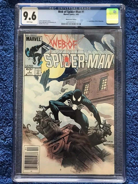 Web Of Spider-Man #1 Cgc 9.6 W (1985) Key Newsstand Edition