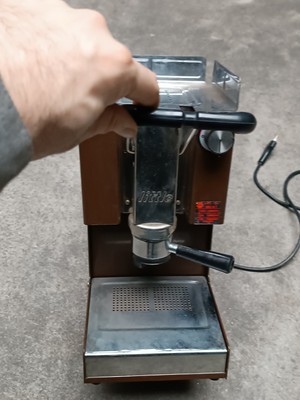 Machine à café à levier vintage fonctionnant Little boni made in Italy