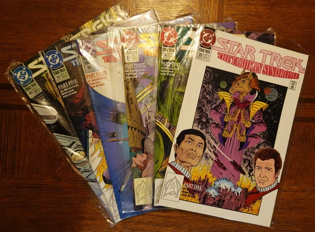 STAR TREK DC Comics NEW FORMAT 1992 Issues #35-40 6 TABUKAN SYNDROME VF/VG+