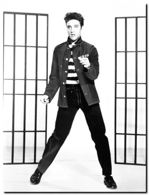 ELVIS PRESLEY JAILHOUSE ROCK QUALITY CANVAS ART PRINT- Poster 24x18"