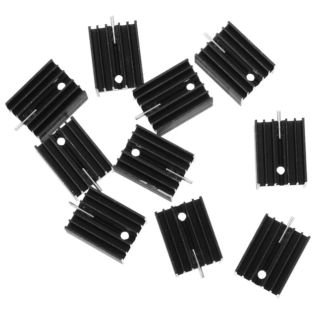 10 Pcs Aluminium Kühlkörper-Set Große Modulkühlerlamelle Transistor-Kühlkörper