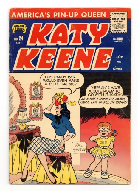 Katy Keene #24 GD/VG 3.0 1955